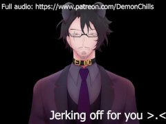 AUDIO ONLY TEASER - DADDY JERKS OFF FOR YOU