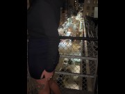 Preview 1 of Suck & Fuck PUBLIC Parking Garage Balcony