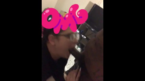 Bitch get caught by baby daddy suck his cousin Dick