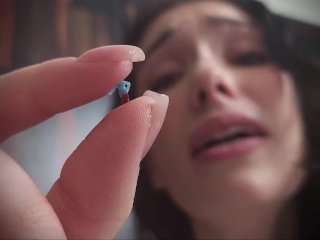 Tiny Boss Lost in Giantess Nose