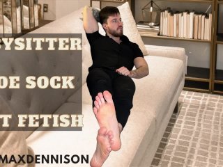 Babysitter shoe sock foot fetish