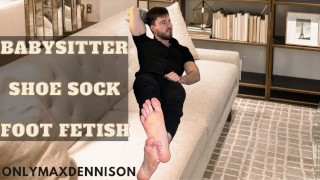 Babysitter shoe sock foot fetish