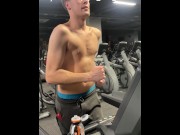 Preview 2 of Sweaty gym lads fuck in the changing room showers