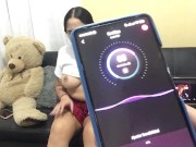 Preview 6 of I accept a challenge from my step cousin to record myself with a toy in my vagina