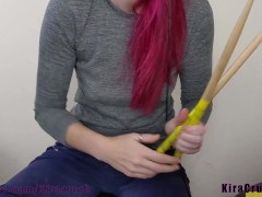 Funny BTS Outtakes Cute Drummer Girl - Screenshot 7 of 16 - Behind The Scenes
