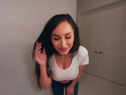 Preview 2 of GFE Sneaky Birthday Sex w/ Creampie