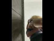 Preview 4 of Hot and sexy girl got licked by old man in the kitchen, till hard screaming orgasm.