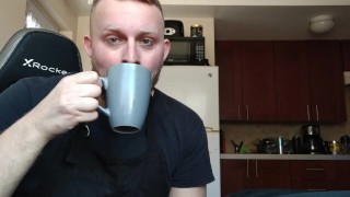 Barista Cums In Your Coffee - Vocal Solo Male Roleplay - Spit, Dirty Talk, Loud Moans, Big Cumshot