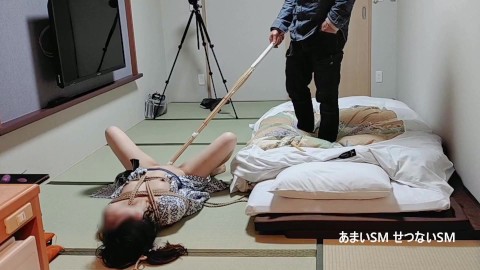 Personal SM video Sex slave in Yukata.Japanese-style inn.Rope whip brush toy.浴衣のマゾ奴隷。【あまいSM せつないSM】