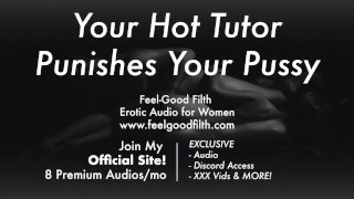 Your Hot Older Tutor Spanks You & Cums In Your Pussy Erotic Audio For Women Age Gap