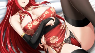 Rias Chastises You For Cheating Hentai JOI Femdom CBT Prostate Play Cum On Time