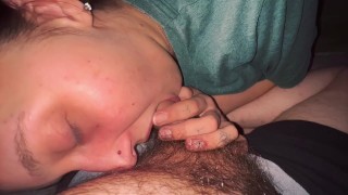 I Got Blown Away By The Slut Until I Choked Her