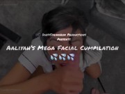 Preview 1 of Pakistani Slut’s Mega Facial Cumpilation
