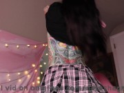 Preview 6 of Petite Tattooed Girl JOI + Anal Training! (teaser) onlyfans hellcat_nat ♡