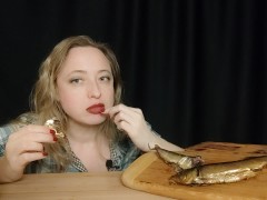SEDUCE & RELAX: smoked chicken, bones and fish | ASMR | MUKBANG | 먹방