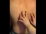 Long Black Nails Scratching Slaves Back | MyNastyFantasy