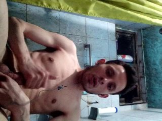 Masturbation big dick and cum