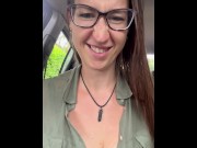 Preview 4 of Pleasure Toy Queen masturbates with you in her car