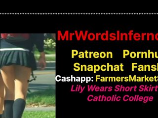 short skirt, catholic schoolgirl, verified amateurs, exhibitionist