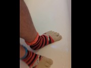 Preview 1 of Creamy Toe Sock Valentine