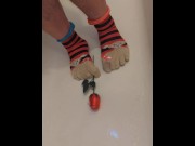 Preview 2 of Creamy Toe Sock Valentine