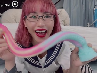 I took on the Challenge of this Super Long Dildo!
