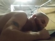 Preview 1 of First time sucking cock and it's a big one.