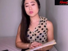 Sexy Asian Secretary Bribes You with her Tight Pussy -ASMR