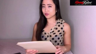 Tu Secretaria Te Seduce Por Un Aumento -Asmr- Kimmy Kalani Teaser