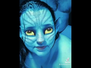 Scopare un Avatar Blu Con Una Figa e Una Bocca Fuori Dal Mondo