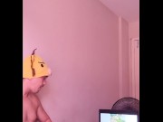 Preview 5 of Helping to fuck. Nerd watching hentai and roleplay w the cene