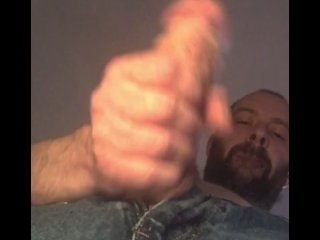 TWO AND A HALF LOADS - Edging BWC - Dick Through The Zipper - Dripping Cum - Hard Cock InJeans