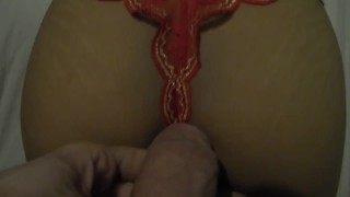 POV CUMSHOT On The Ass Nice Fuck On Step Sister