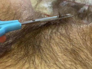 shaved pussy, shaving, big clit, close up pussy