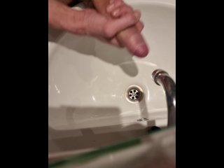 Quick wank in the sink