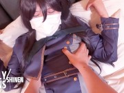 Preview 2 of 【Lycoris Recoil】💞 Takina inoue Anime cosplayer get Fucked creampie💦 handjob and anal playing