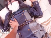 Preview 3 of 【Lycoris Recoil】💞 Takina inoue Anime cosplayer get Fucked creampie💦 handjob and anal playing