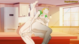 Stiefmoeder keuken vluggertje met haar geile stiefzoon Hentai porno