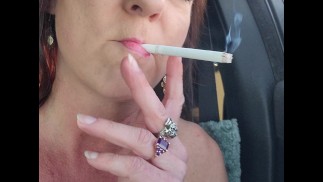 Public Smoking Car Titty Play Bratty Milf