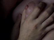 Preview 5 of Sensual and slobbery nipple licking // GOT A NIPPER ORGASM