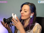 Preview 2 of SFW ASMR Ear Eating Slow Deep Licking - PASTEL ROSIE Tingles Wet Sounds - Sexy Youtube Tongue Fetish