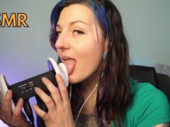 SFW ASMR Deep Ear Attention and Licking for Tingle Immunity - PASTEL ROSIE Sexy Wet Tongue Fetish