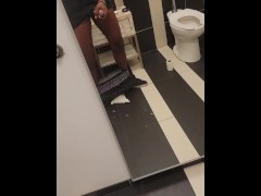 Bustin a Nut at Work on bathroom floor