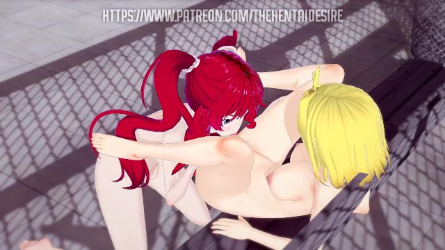 ANGE AND HILDA FROM CROSS ANGE HAVE LESBIAN SEX ? UNCENSORED HENTAI