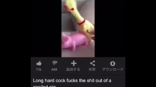 hard cock fucks spoiled pig