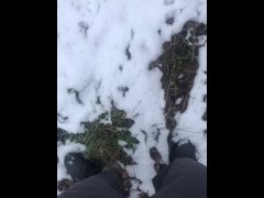 Peeing in the Snow