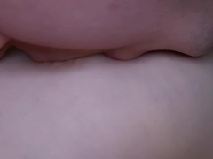 I lick my girlfriend's nipples slobberingly. She moans loudly in pleasure