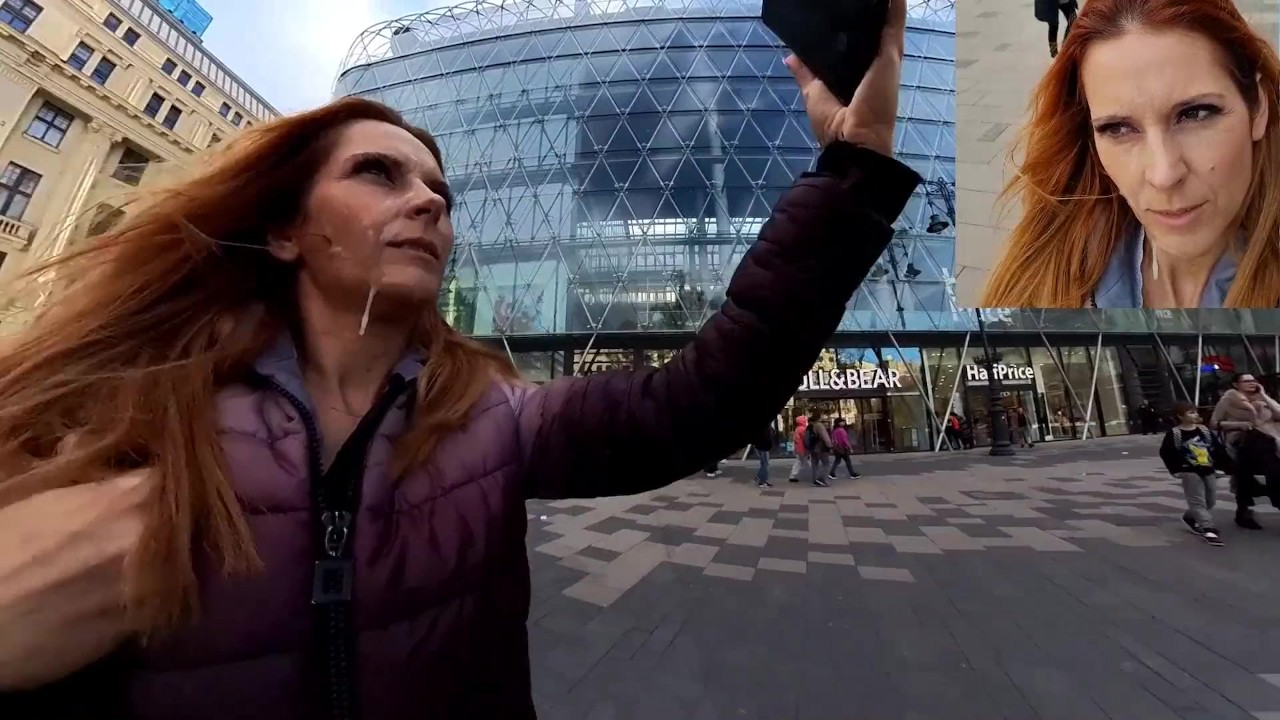 Cute Girl CumWalk in a Crowded Downtown then Eat Sperm with Chocolate  (sort) - Pornhub.com