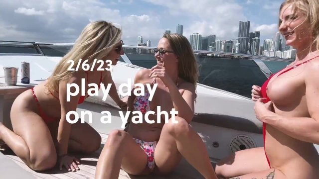 Me and my friends have an orgy on a yacht