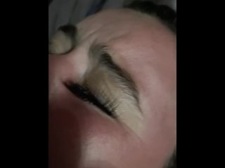 vertical video, tattooed women, pov, bouncing boobs